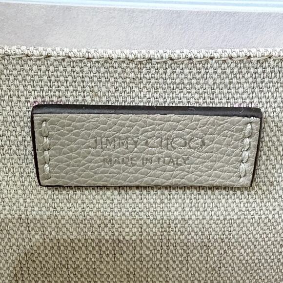 Jimmy choo leather Cheri crossbody bag grey - Picture 8 of 10